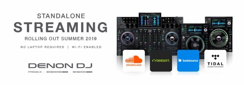 Denon DJ lanceert streaming update voor Prime-serie!